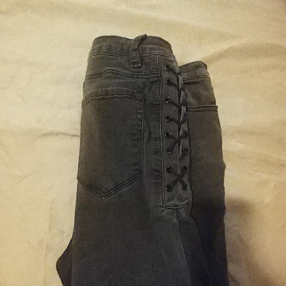 Charcoal/Black Dex Jeans - Picture 3 of 4